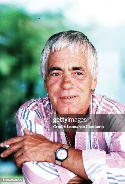 Italian actor Franco Citti, Locarno, 8th August 1996.