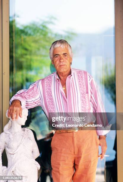 Italian actor Franco Citti, Locarno, 8th August 1996.