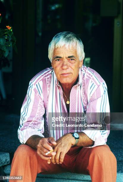 Italian actor Franco Citti, Locarno, 8th August 1996.