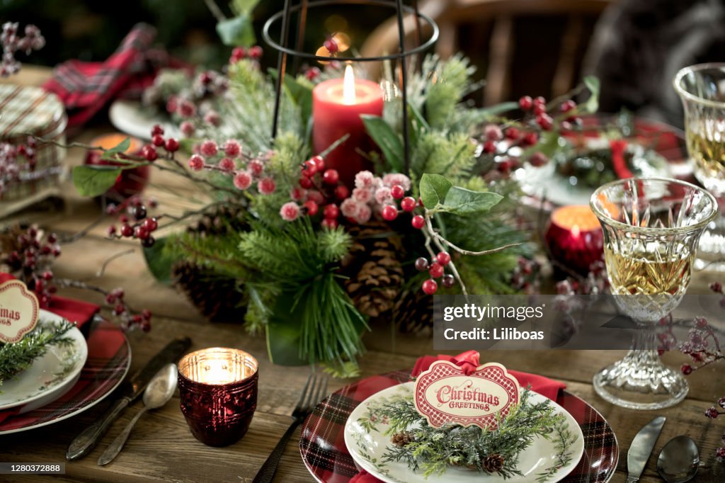 Christmas Dining Table