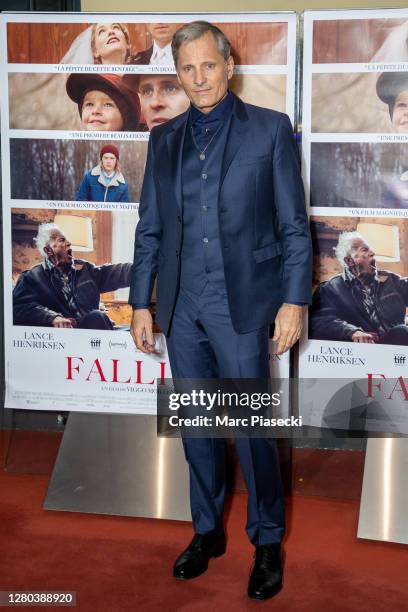 Actor and director Viggo Mortensen attends the "Falling" premiere at cinema UGC Les Halles on October 15, 2020 in Paris, France.