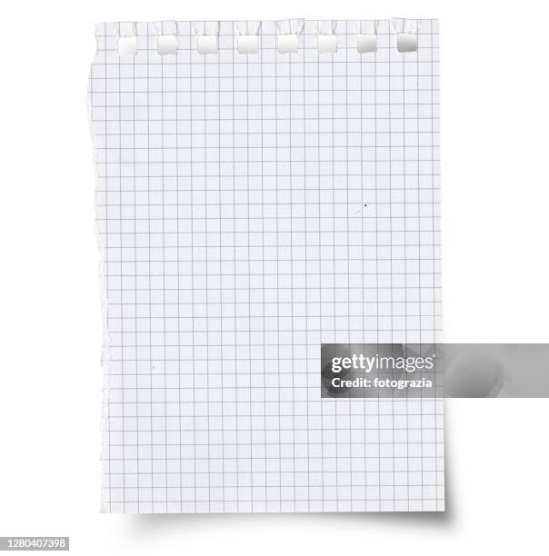 Math Paper Ripped 1,270 Notebook Paper Isolated Stock Photos, High-Res Pictures, and ...
