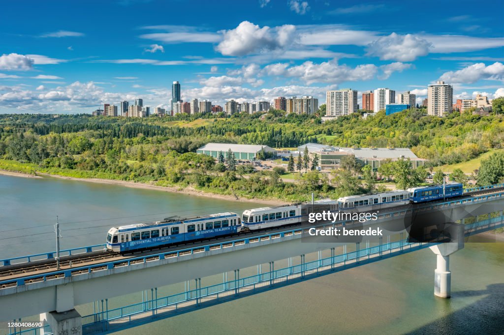 Edmonton Transit Service Light Rail Alberta Kanada