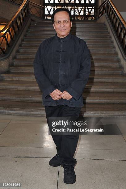 Azzedine Alaia attends the Miu Miu Ready to Wear Spring / Summer 2012 show during Paris Fashion Week on October 5, 2011 in Paris, France.