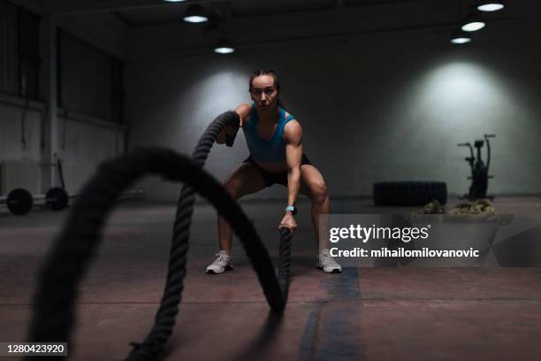 Exercises With Ropes Heavy Heavy Rope Exercises Photos and Premium High Res Pictures - Getty Images