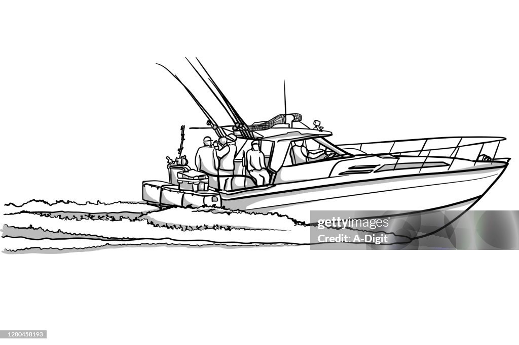 Fishing Trip On The Ocean