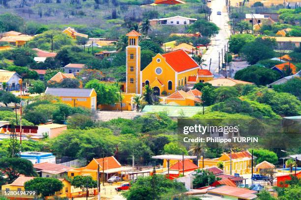 dutch antilles. bonaire.rincon - bonaire stock pictures, royalty-free photos & images