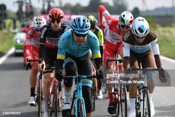 Rodrigo Contreras of Colombia and Astana Pro Team / Geoffrey Bouchard of France and Team Ag2R La Mondiale / Breakaway / during the 103rd Giro...