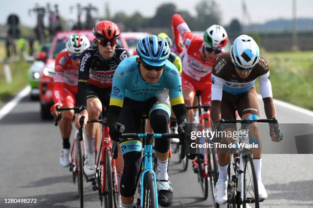 Rodrigo Contreras of Colombia and Astana Pro Team / Geoffrey Bouchard of France and Team Ag2R La Mondiale / Breakaway / during the 103rd Giro...