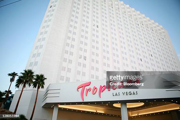 The Tropicana Las Vegas Hotel and Casino stands in Las Vegas, Nevada, U.S., on Saturday, Oct. 1, 2011. Las Vegas is recovering from a record two-year...