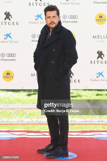 Spanish director Kike Maíllo during presentation of 'Cosmética del Enemigo' film at Sitges Film Festival on October 16, 2020 in Sitges, Spain.