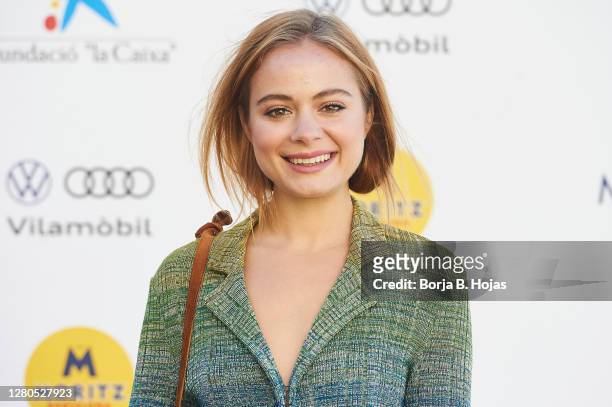 South African actress Athena Strates during presentation of 'Cosmética del Enemigo' film at Sitges Film Festival on October 16, 2020 in Sitges, Spain.