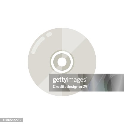 CD 圖示向量設計。 CD 圖示向量設計。