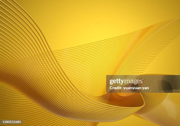 3d rendering abstract background - yellow abstract stock pictures, royalty-free photos & images