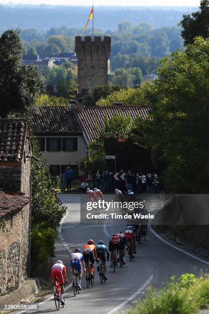 Simon Guglielmi of France and Team Groupama - FDJ / Josef Cerny of Czech Republic and CCC Team / Jonas Gregaard of Denmark and Astana Pro Team / Este...