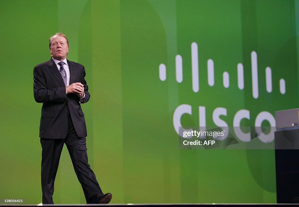 Cisco Systems CEO John Chambers delivers