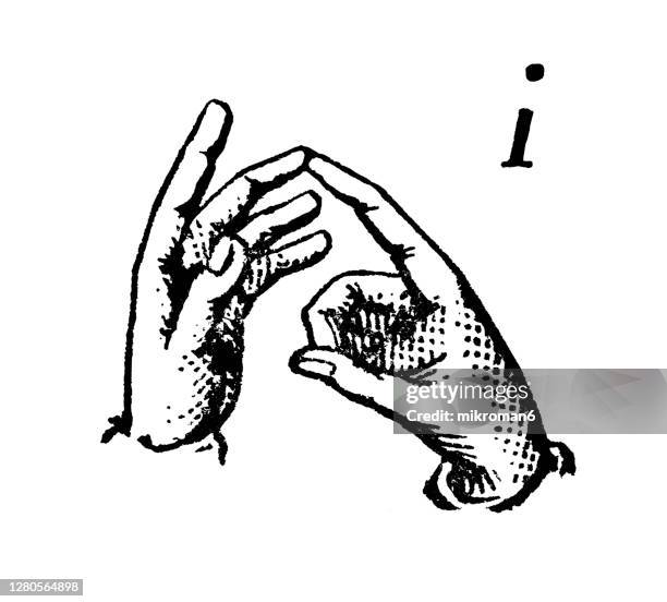 I In Sign Language 138 Sign Language Chart Stock Photos, High-Res Pictures, and Images ...
