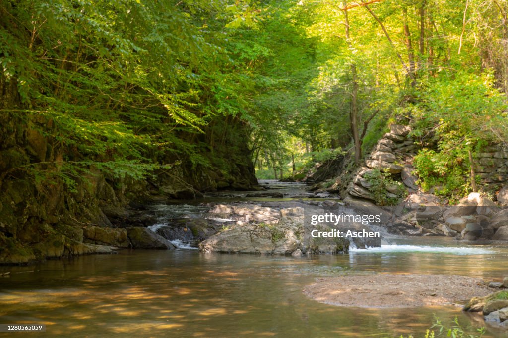 Pot Rocks Gunpowder Scenic View Of Gunpowder Falls State Park Md High-Res Stock Photo ...