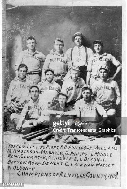 c. 1910 USA photo postcard Minnesota men's baseball teams c. 1910 USA photo postcard Minnesota men's baseball teams