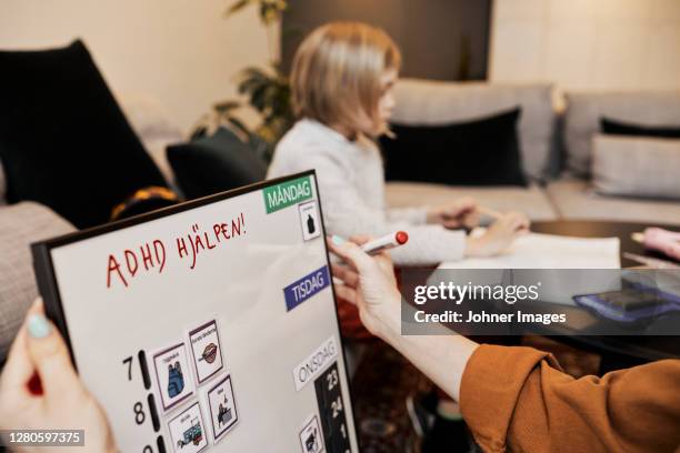 adhd therapy office - adhd stockfoto's en -beelden