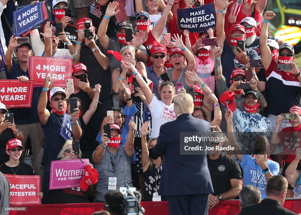 Donald Trump Holds Campaign Rally In Ocala, Florida