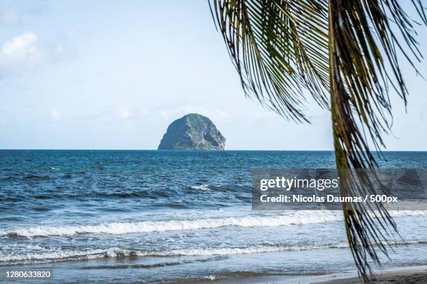 scenic view of sea against sky,martinique - martinique beach stock pictures, royalty-free photos & images