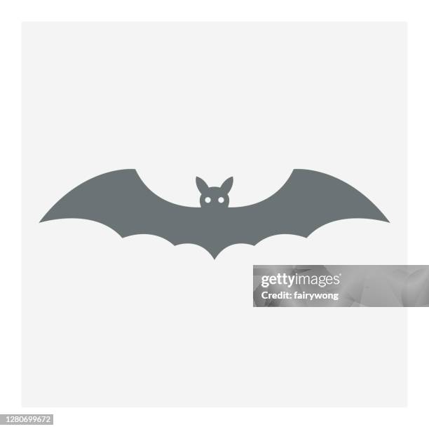 bat icon - spider bite stock illustrations