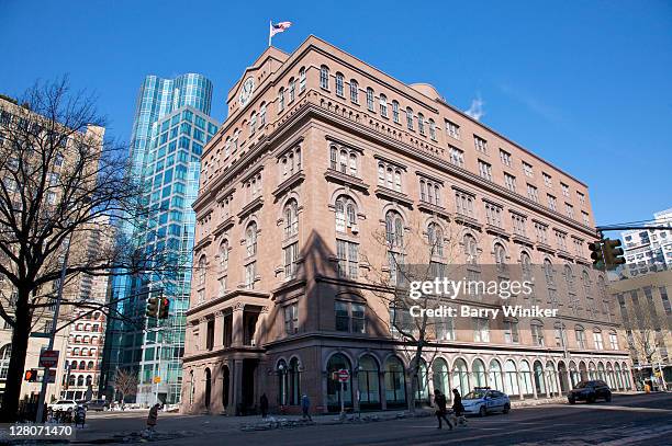 cooper union for the advancement of science and art, right, and condominium co-op apartments on lafayette street, east village, new york, ny, usa - co op city stock pictures, royalty-free photos & images