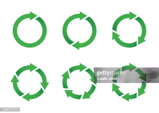 Three Cycle Icon Three Arrow Cycle Photos and Premium High Res Pictures - Getty Images