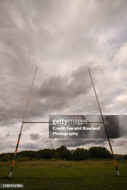 rugby post, newport, wales - rugby union stock pictures, royalty-free photos & images