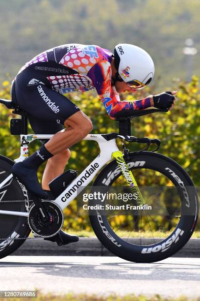 Tanel Kangert of Estonia and Team EF Pro Cycling / during the 103rd Giro d'Italia 2020, Stage 14 a 34,1km individual Time Trial from Conegliano to...