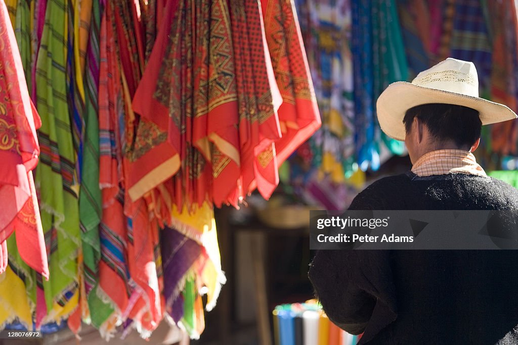 Man at market, San Cristobal de las Casas, Chiapas, Mexico