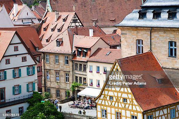 view over bamberg, germany - bamberg stock pictures, royalty-free photos & images