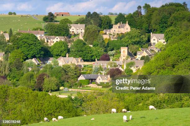 snowshill, cotswolds, gloucestershire, england, uk - gloucestershire countryside stock pictures, royalty-free photos & images