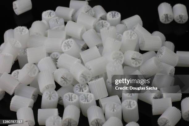 filtration plastic pellets - membrane filter stock pictures, royalty-free photos & images