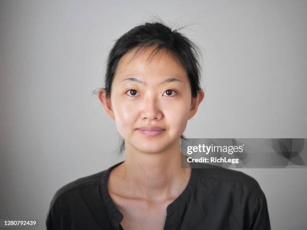 japanse vrouw - no make up stockfoto's en -beelden