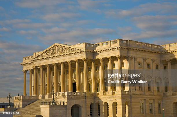 u.s. capitol, east facade, house of representatives, washington, d.c., u.s.a. - house of representatives stock pictures, royalty-free photos & images
