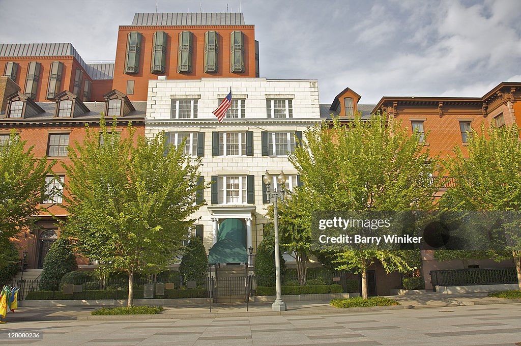 Blair House Built 1824 Residence Of Us Vice President Washington Dc Usa