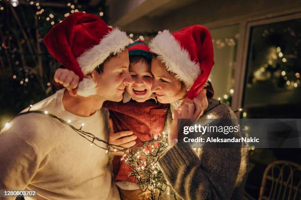 最強の絆 - children christmas ストックフォトと画像