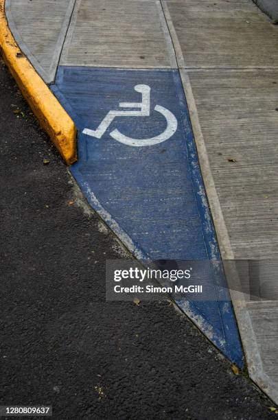 Disability Driveway Example 51 Sidewalk Wheelchair Ramp Stock Photos, High-Res Pictures, and Images ...