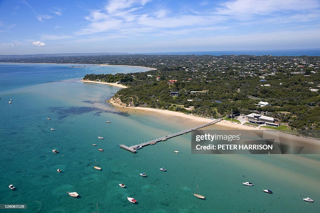 Aerial view of Sorrento, Victoria.