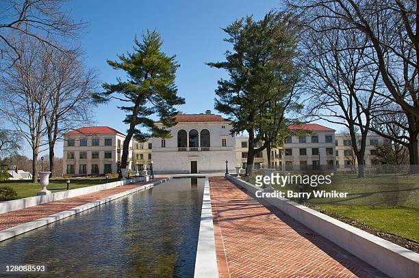 vail mansion, morristown, new jersey, usa, march 2010 - morristown stock pictures, royalty-free photos & images