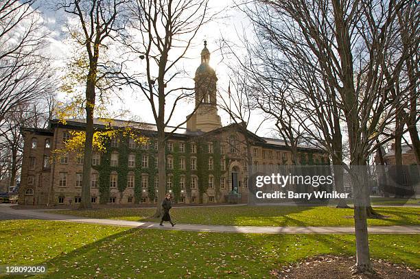 nassau hall, oldest building on princeton campus, 1754, princeton university, princeton, nj, usa - princeton day stock pictures, royalty-free photos & images