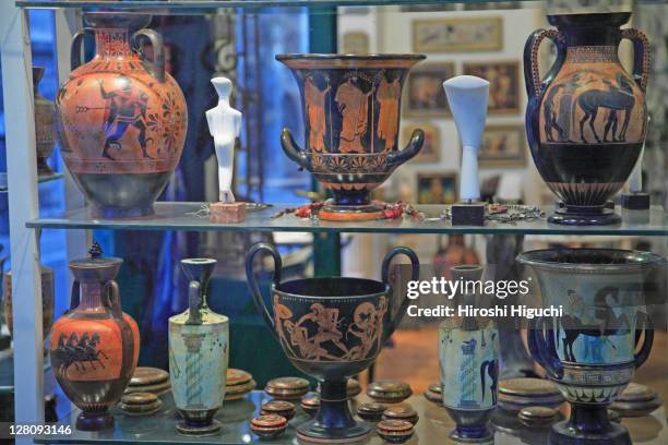 greece, athens - classic greek pottery stock pictures, royalty-free photos & images