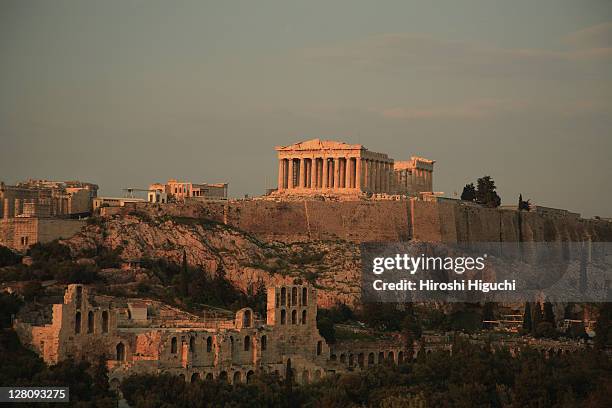 athens, greece - parthenon athens imagens e fotografias de stock