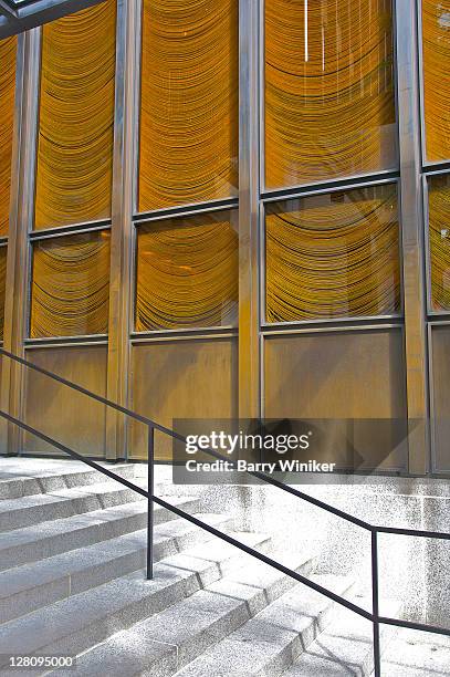 seagram building, midtown east, new york, new york - 1956 - fotografias e filmes do acervo