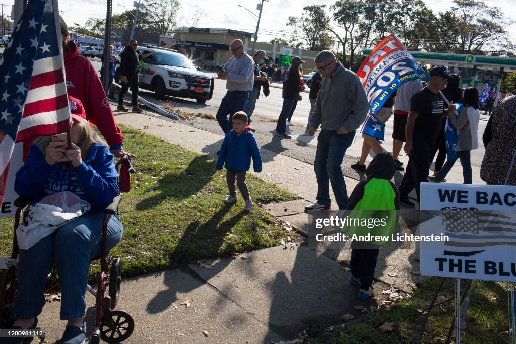Long Island Loud Majority Trump caravan rally