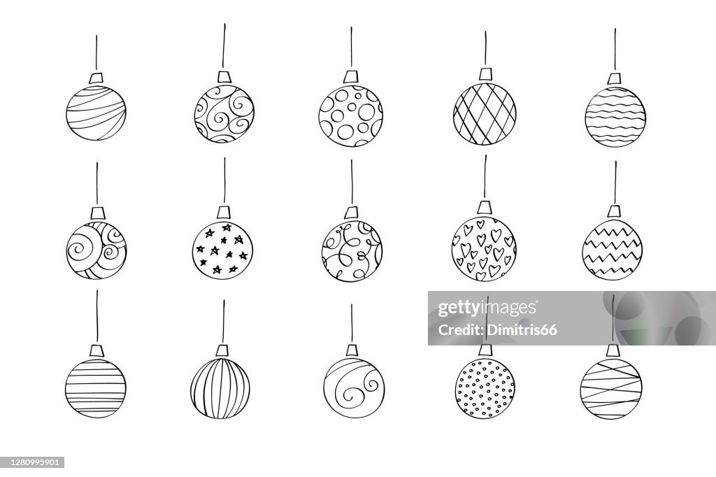 Weihnachtskugel-Sammlung