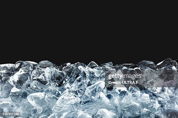 ice cubes - ice cube stockfoto's en -beelden