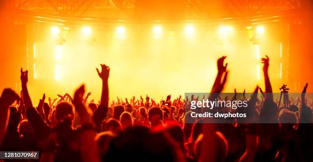 group of people at music concert - concert stock pictures, royalty-free photos & images